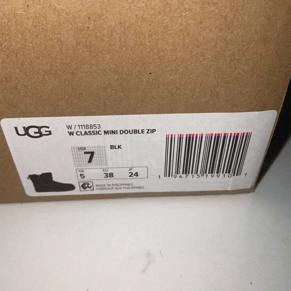 UGG Mini Double Zip Ankle Boots - Picture 7 of 7